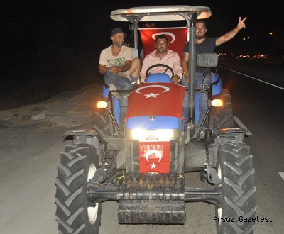 Arsuz'da Çiftçilerden Demokrasi Konvoyu ...