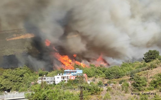 Arsuz'da Yangınlarında Zarar Görenlere Destek