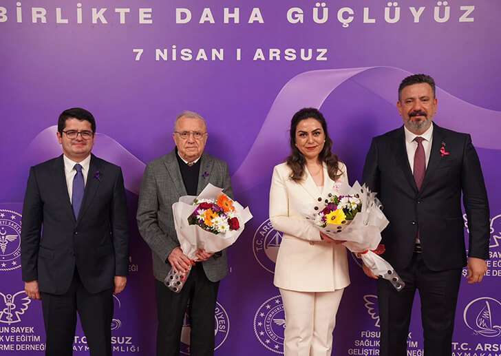 Arsuz’da Kanser Haftası için anlamlı buluşma!