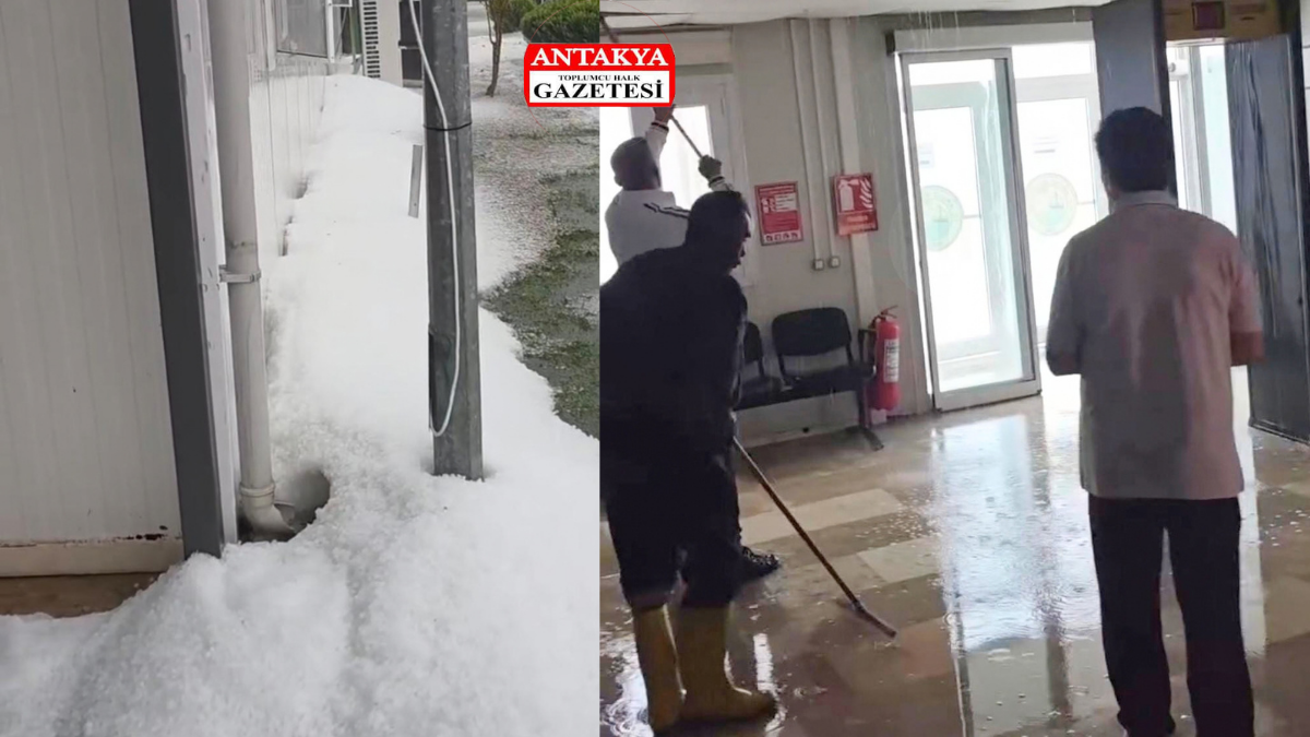 Arsuz’da afet dehşeti: Belediye binası kullanılamaz hale geldi