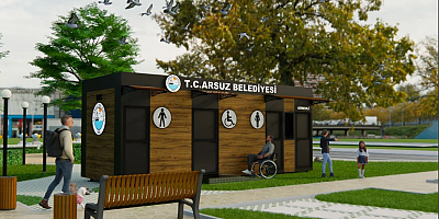 Arsuz Sahiline Güneş Enerjili Büfe ve Tuvalet…