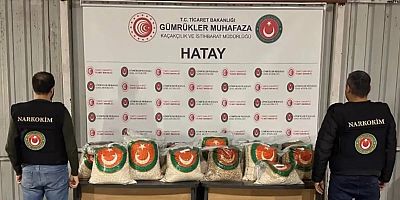 Hatay'da 673 milyon TL’lik uyuşturucu