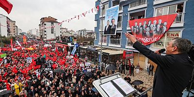 Hataylılar yağmura rağmen CHP mitingine akın etti
