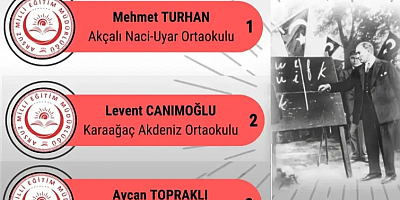 Öğretmenler Arası Yarışmalarda Dereceye Girenler Belli Oldu